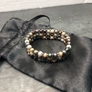 Beautiful Fresh Water Pearl Multi Color Bracelet